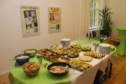 Das Buffet zur Einweihung