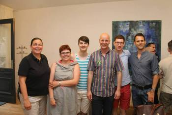 QueerGrün Berlin bei der Einweihung