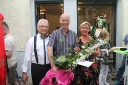 Mit Ehepaar Thuge bei der Einweihung